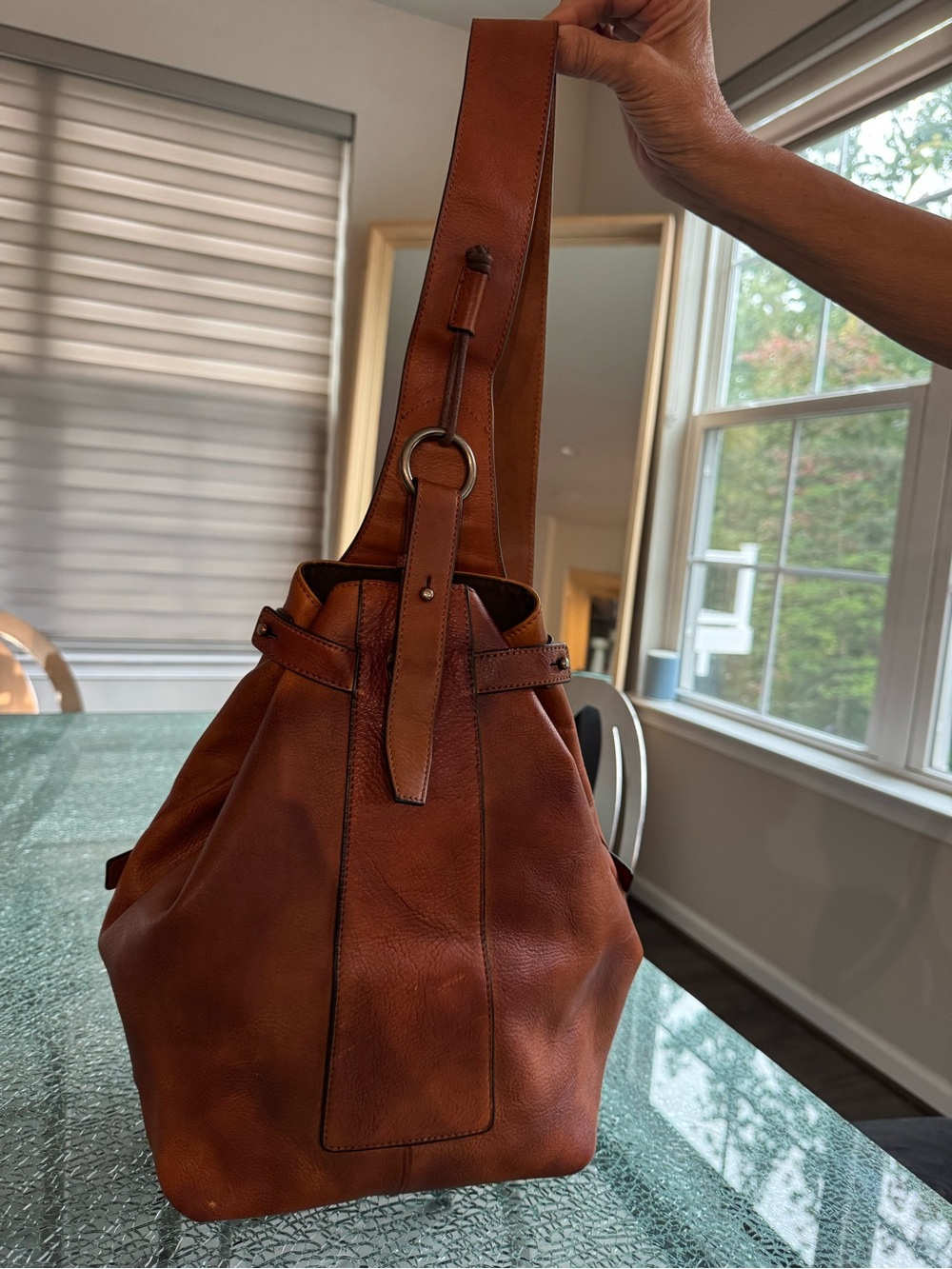 Lrto Brown Leather Shoulder Bag - Stylish Everyday Sling